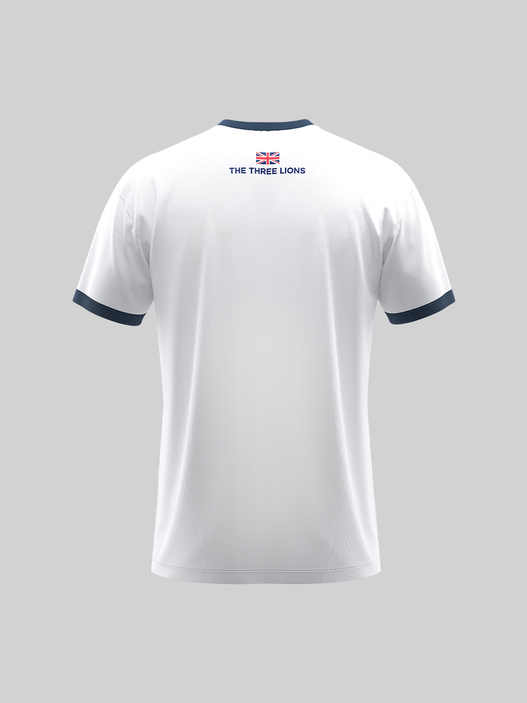 England Men Navy Blue Printed Round Neck Cotton T-shirt (2)