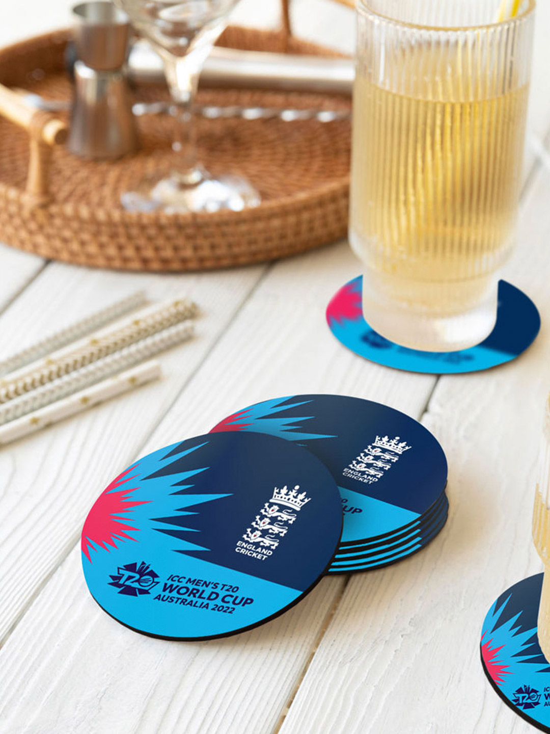 England Team England ICC T20 Circle Coaster (3)