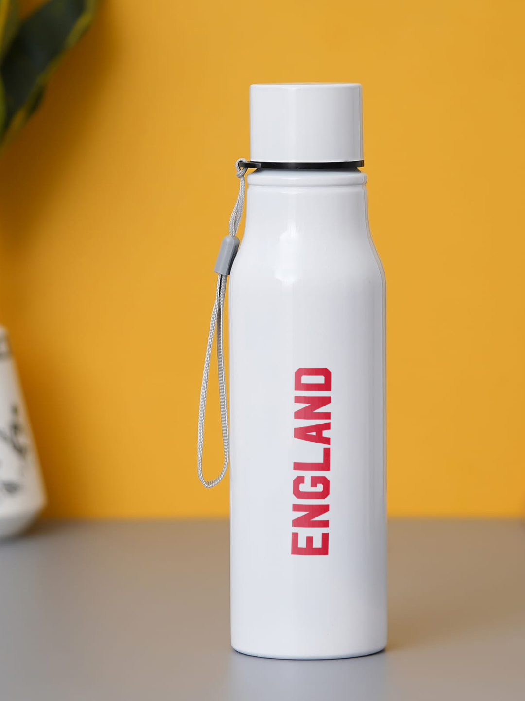 England ICC Champions Trophy 2025 - Single Walled, Easy to Carry, Leak-Proof, Rust Free, Stainless Steel Bottle - 750 ml