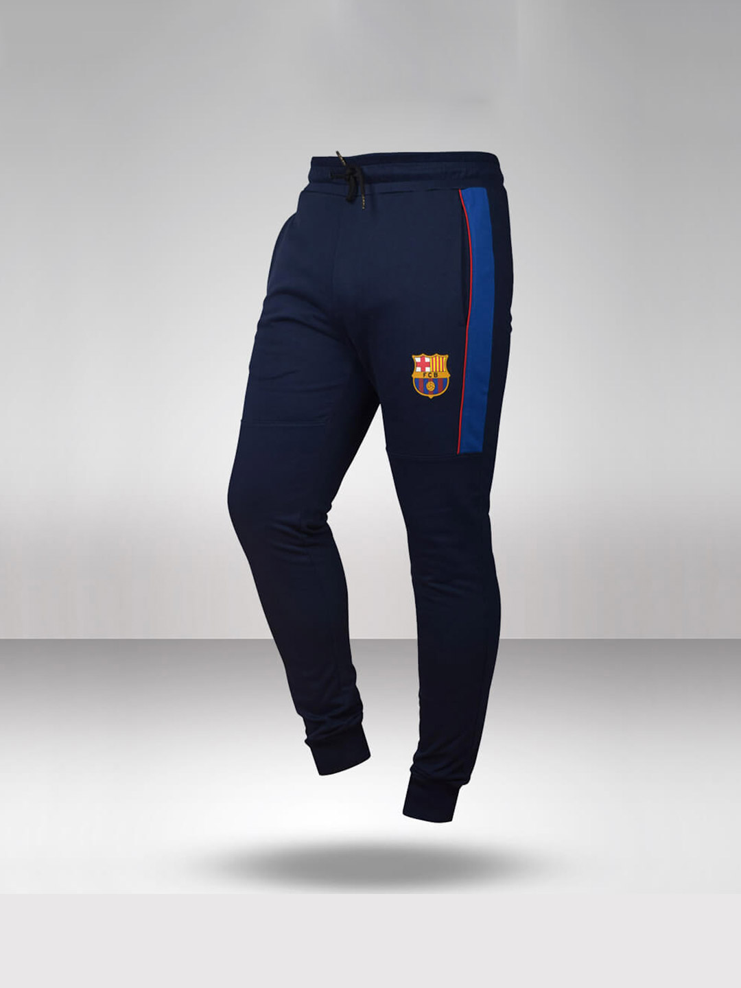 FC Barcelona Classic Joggers with Cut & Sew (1)