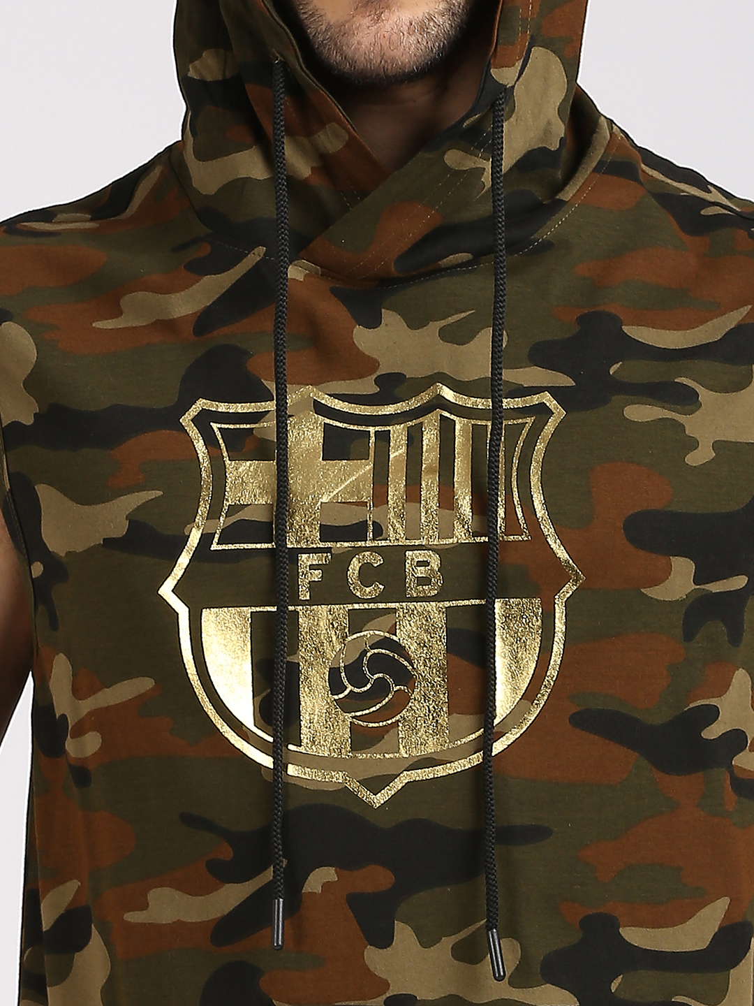 FC Barcelona FC Barcelona: Camo Print Sleeveless T-Shirt (5)