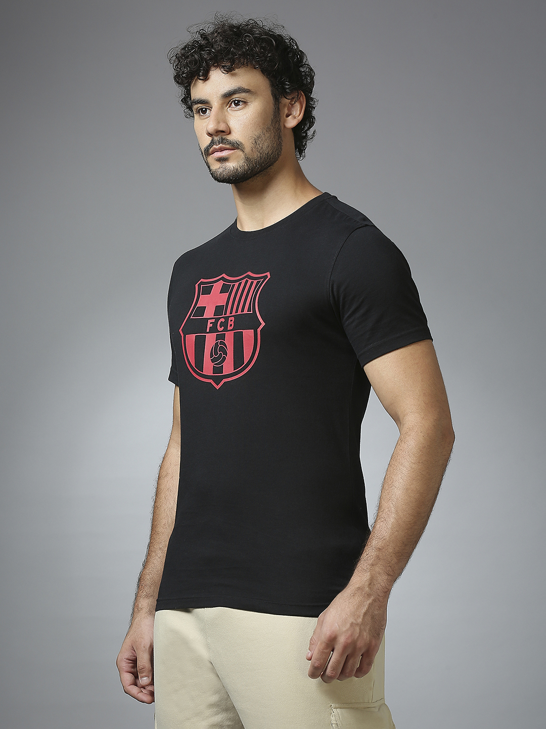 FC Barcelona FC Barcelona: Classic Crest T-Shirt - Black (2)