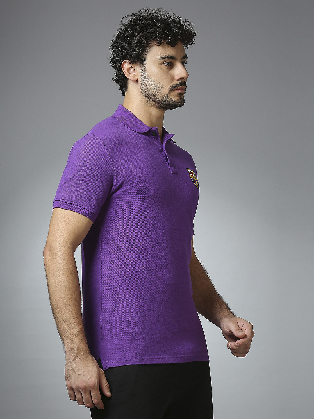 FC Barcelona FC Barcelona: Fan Polo T-shirt - Purple (4)
