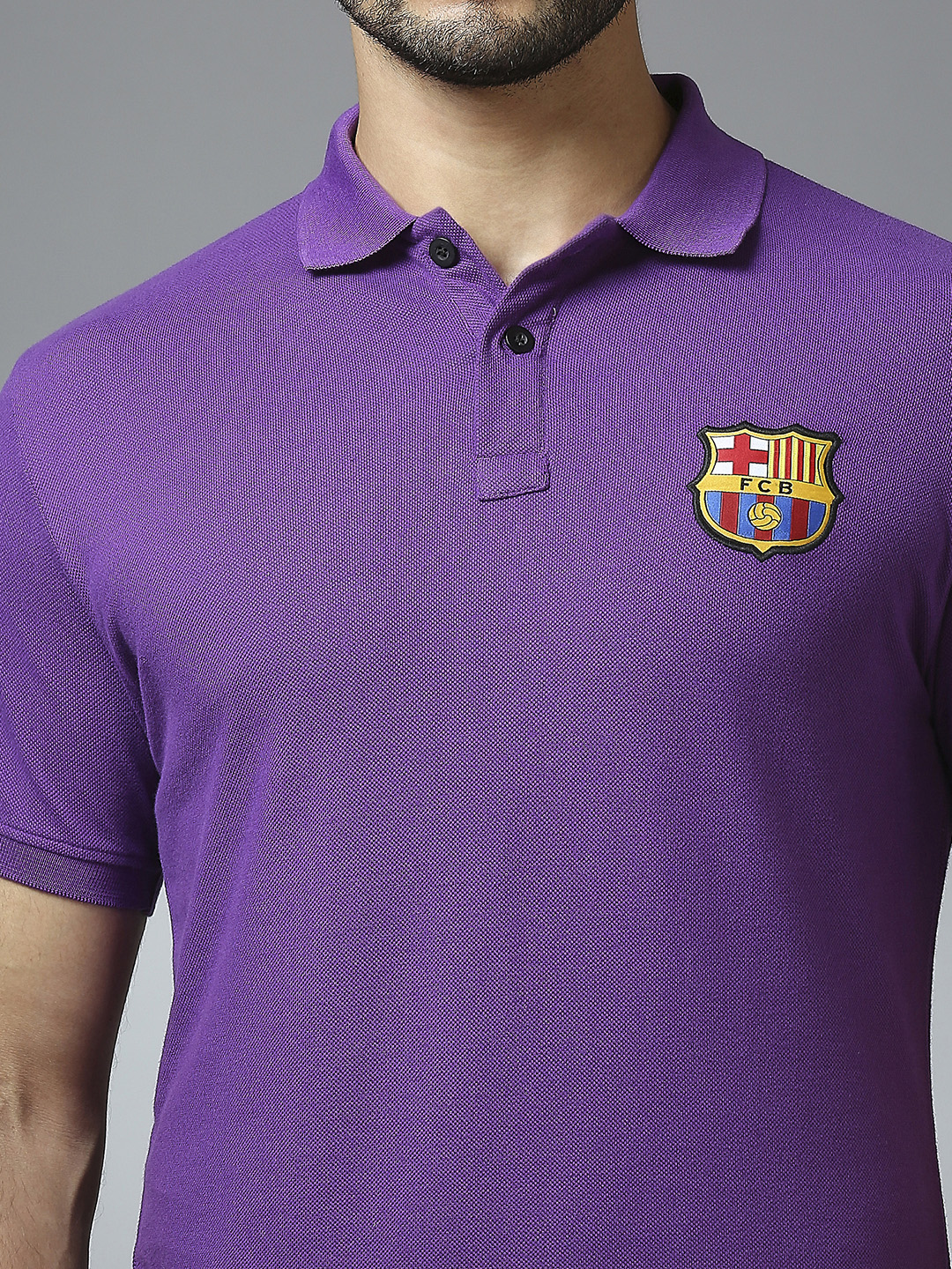 FC Barcelona FC Barcelona: Fan Polo T-shirt - Purple (7)