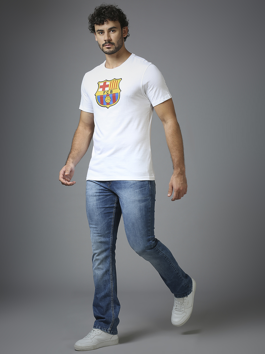 FC Barcelona FC Barcelona: Logo T-Shirt - White (6)