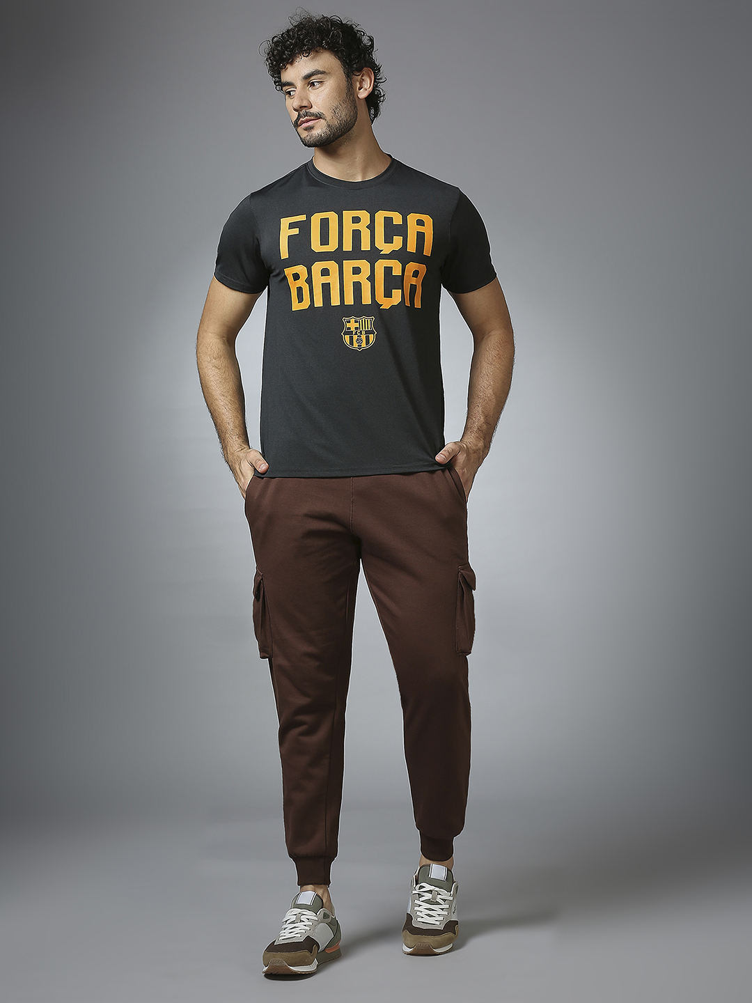 FC Barcelona FC Barcelona: Performance T-Shirt Black (6)