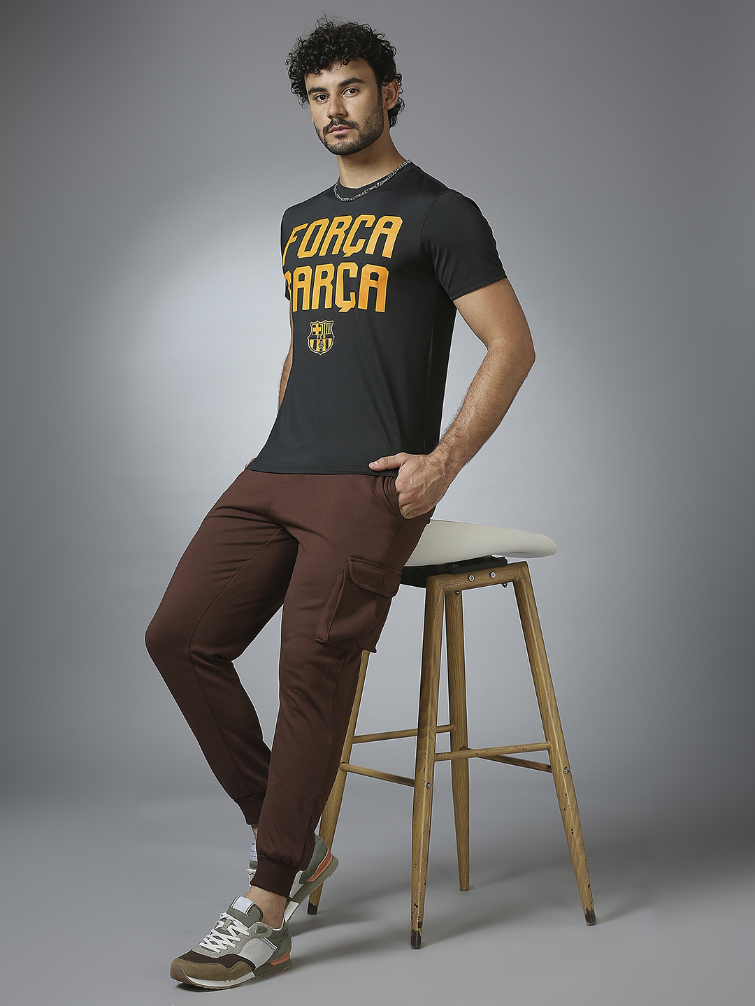 FC Barcelona FC Barcelona: Performance T-Shirt Black (7)