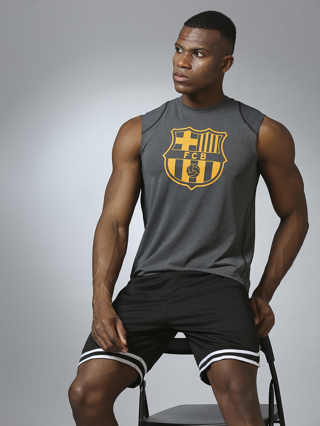 FC Barcelona FC Barcelona: Performance Vest Charcoal (7)