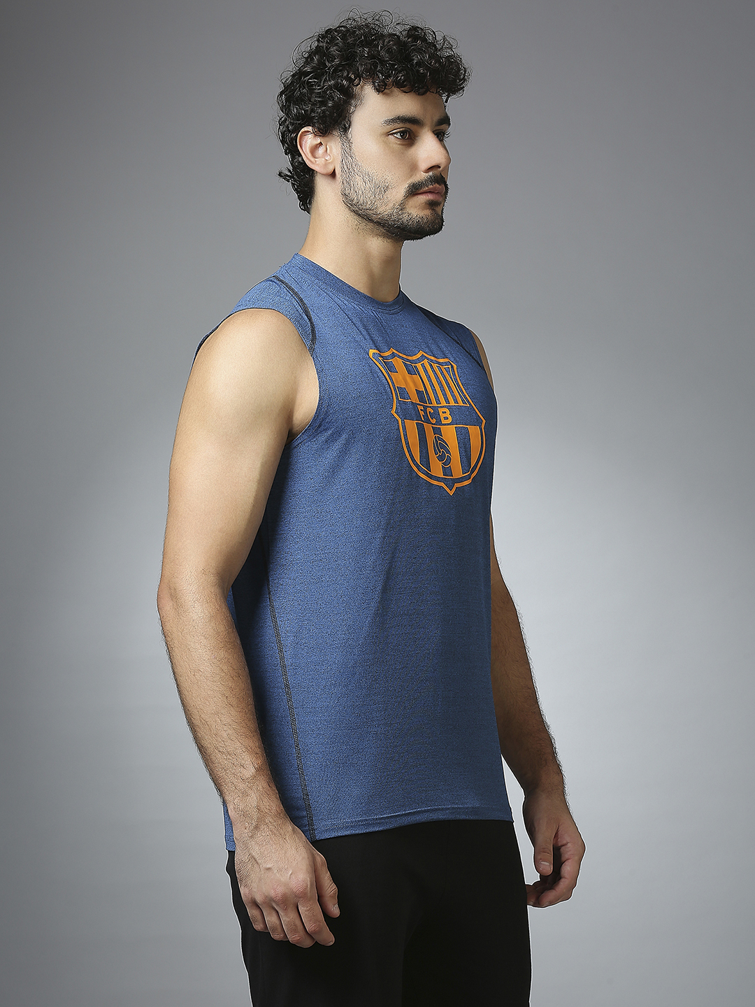 FC Barcelona FC Barcelona: Round-neck T Shirt Navy (3)