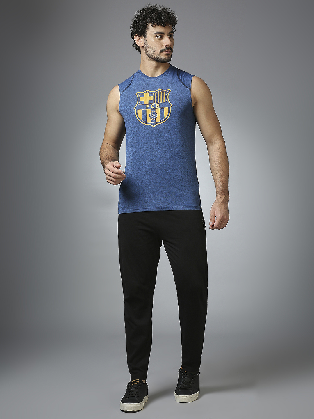 FC Barcelona FC Barcelona: Round-neck T Shirt Navy (6)