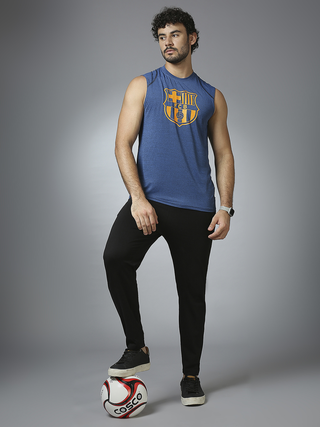 FC Barcelona FC Barcelona: Round-neck T Shirt Navy (7)