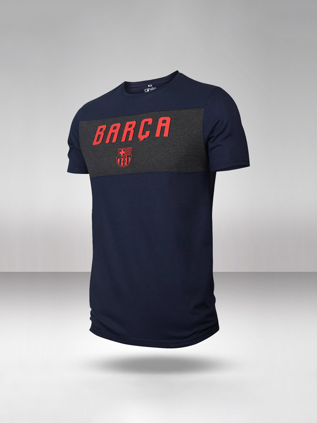 FC Barcelona FC Barcelona Color Block T-Shirt with 3D Print (1)