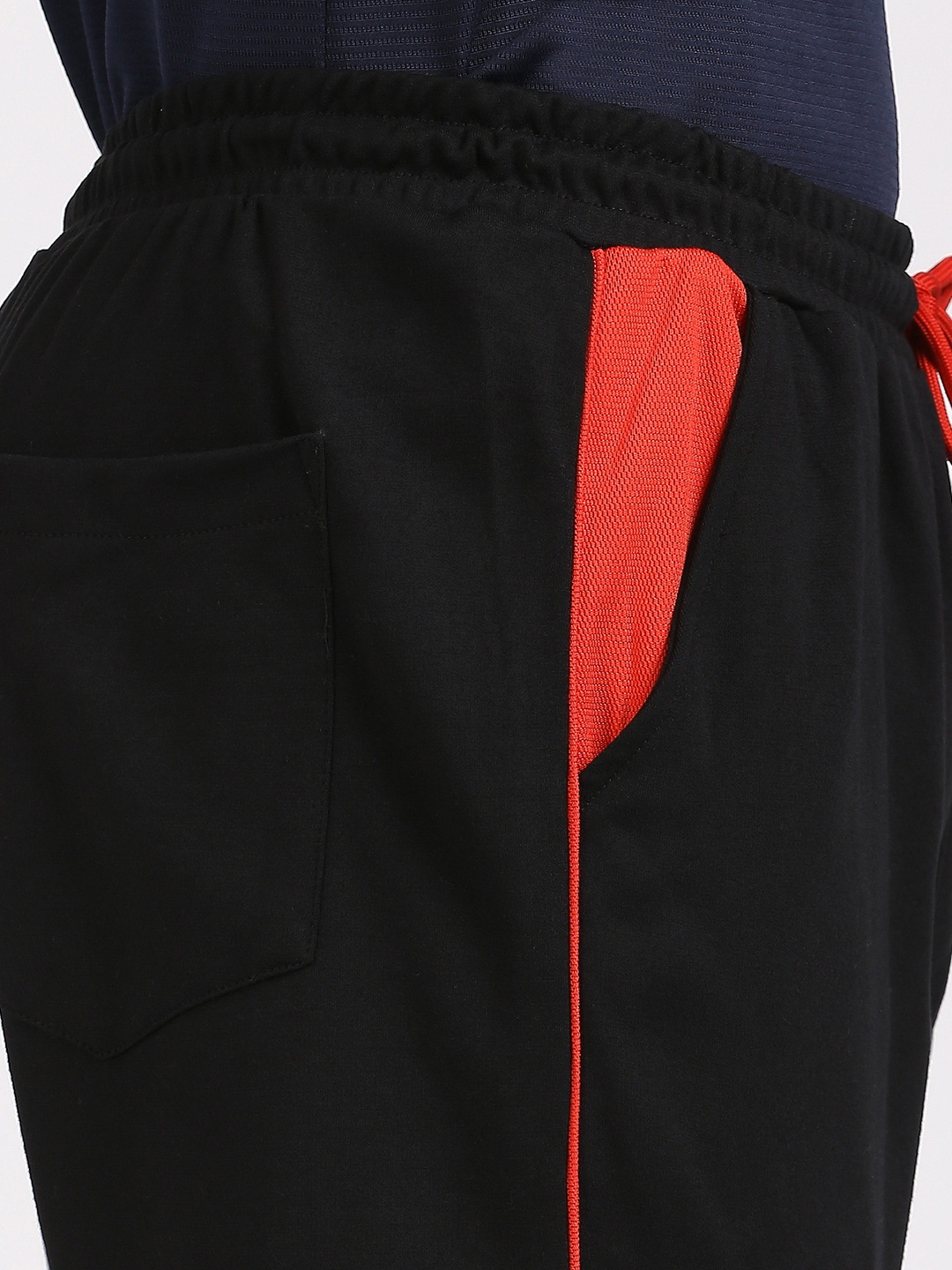 FC Barcelona Men Navy Blue Solid Regular Fit Active Polyester Shorts (5)