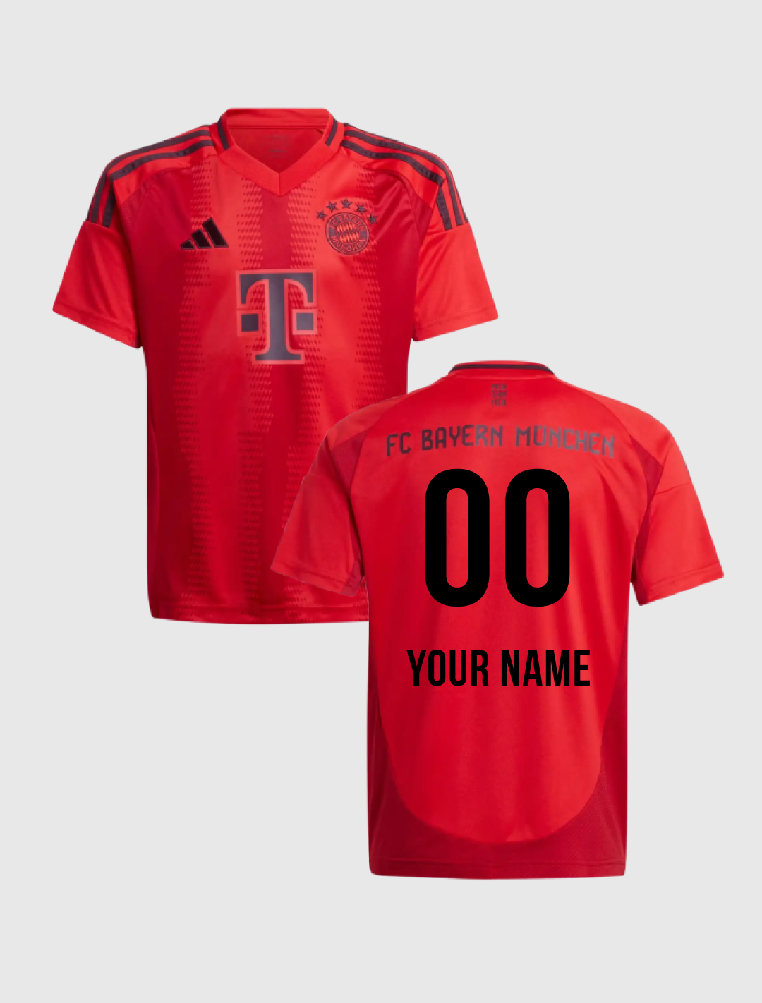 FC Bayern Munich Kids Official Home Jersey-24/25 - Customised