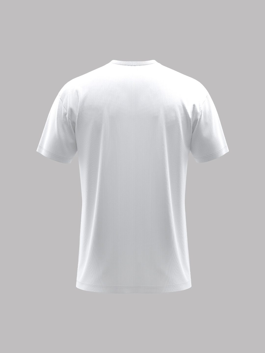 Germany Men White Printed Round Neck Cotton T-shirt (2)