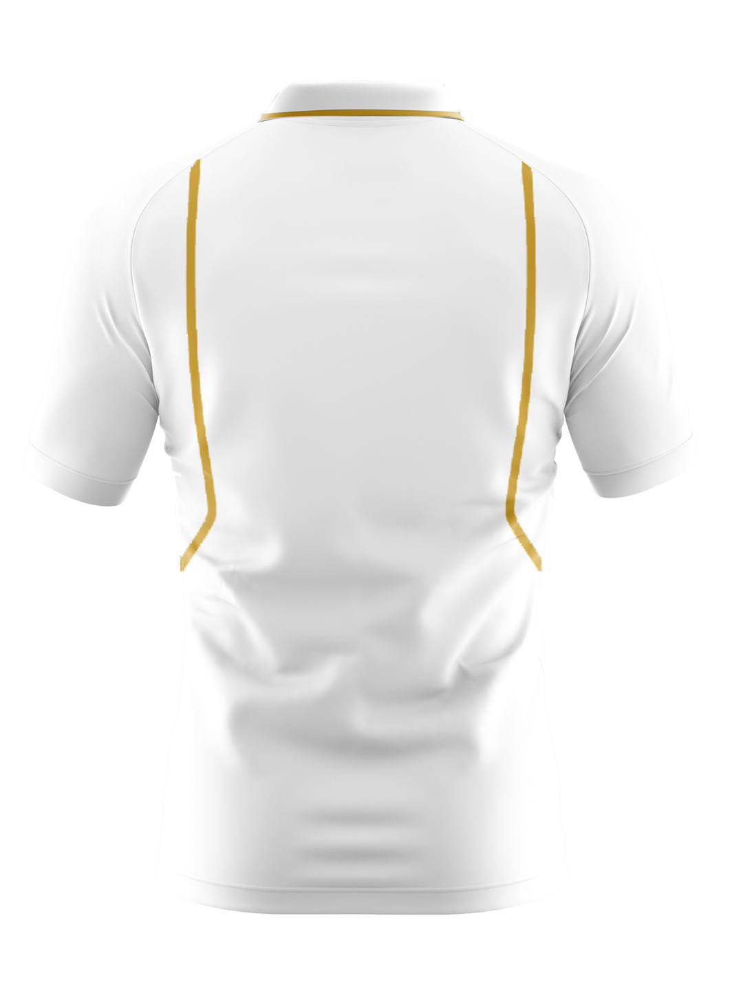 Buy Men's White and Navy Blue Geometric Printed Half Sleeves Polo ...