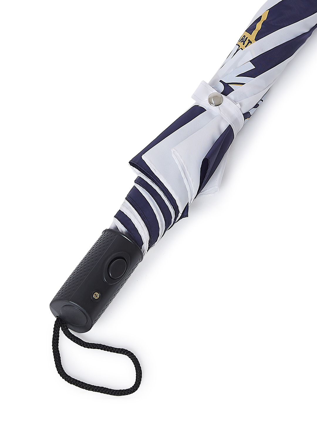Gujarat Titans 24.5 Inch 2-Fold Automatic Umbrella for Men and Women - Navy Blue/White (8)