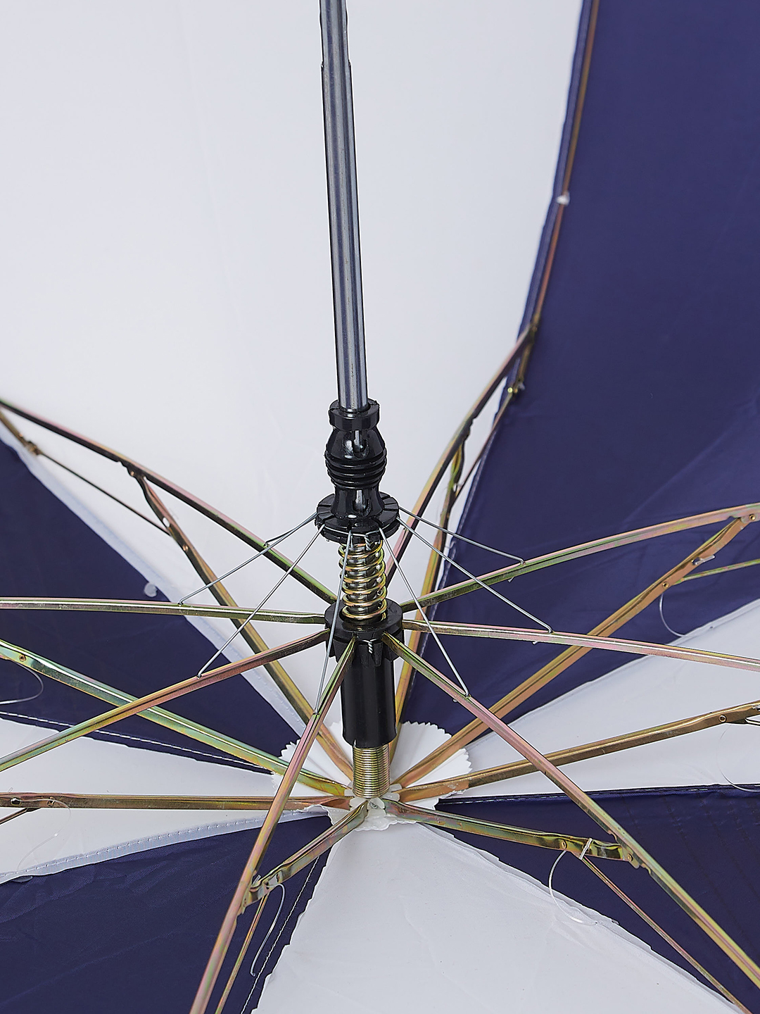 Gujarat Titans 24.5 Inch 2-Fold Automatic Umbrella for Men and Women - Navy Blue/White (9)