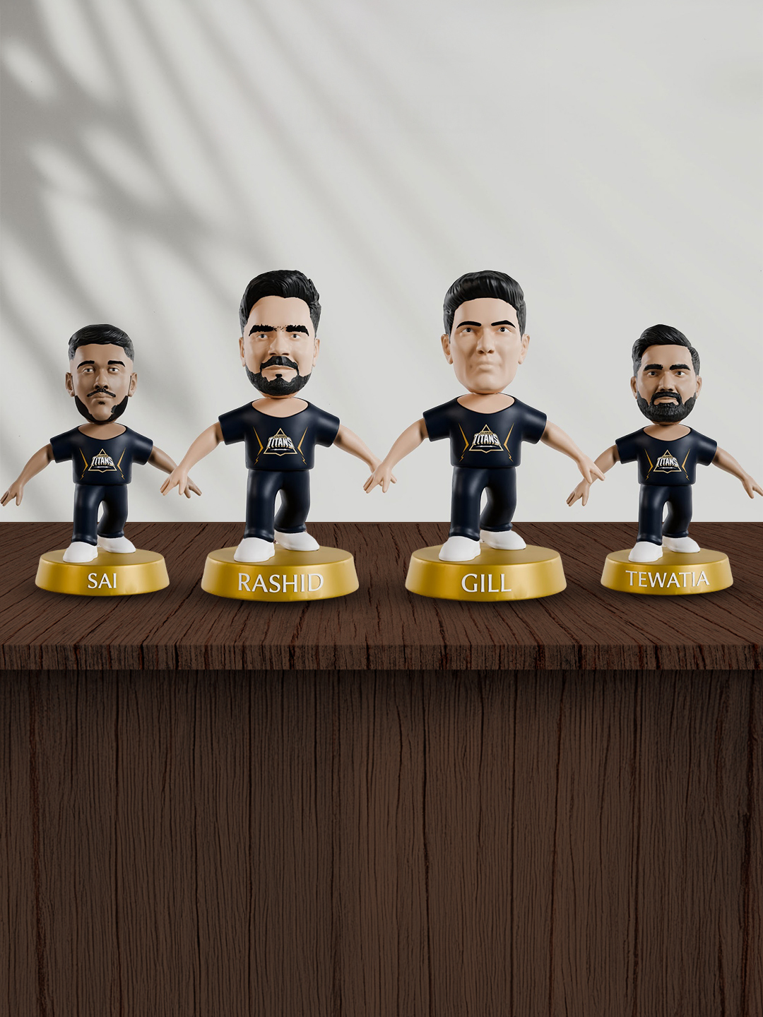 Gujarat Titans Assorted Gujarat Titans Collectible Miniature Figurine (Pack of 4)