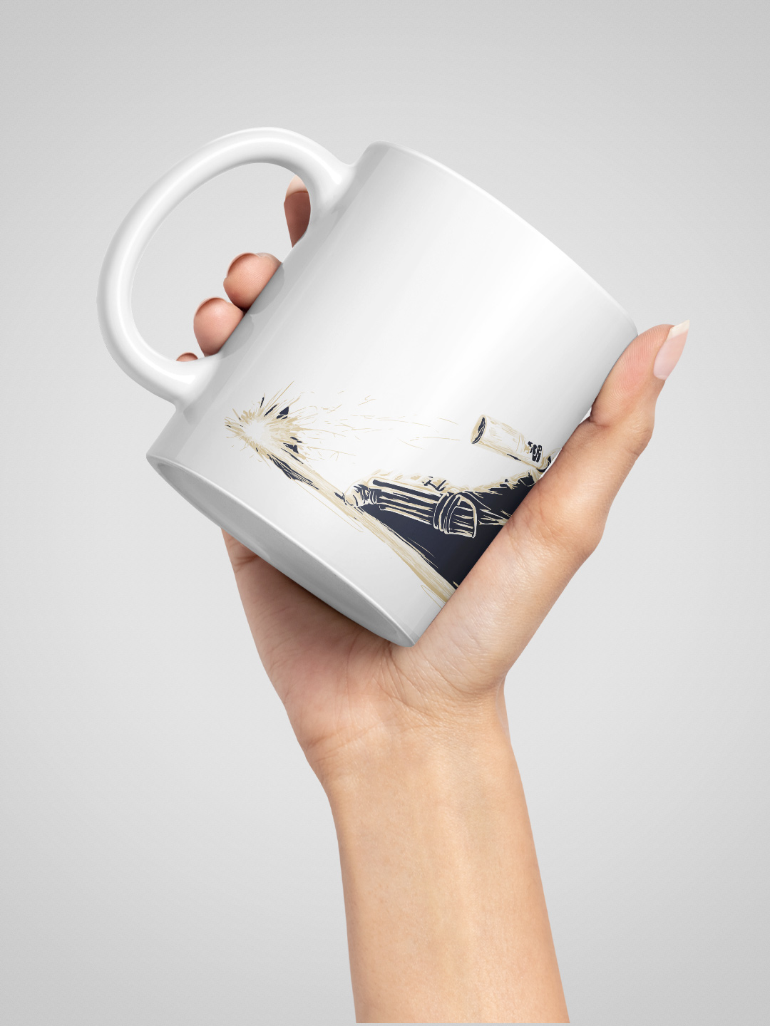 Gujarat Titans Ceramic Glossy Printed Mug, Microwave and Dishwasher Safe, Tea and Coffee Mug - 325 ml (White & Blue) - P (3)