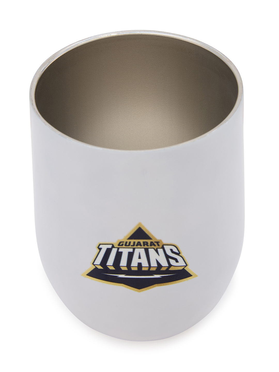 Gujarat Titans Double Walled, Vacuum Insulated, Hot and Cold Beverages, Stainless Steel Tumbler - 250 ml (White) (8)