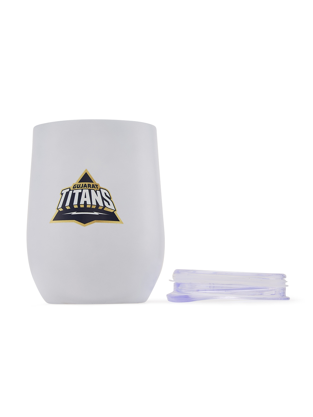 Gujarat Titans Double Walled, Vacuum Insulated, Hot and Cold Beverages, Stainless Steel Tumbler - 250 ml (White) (6)