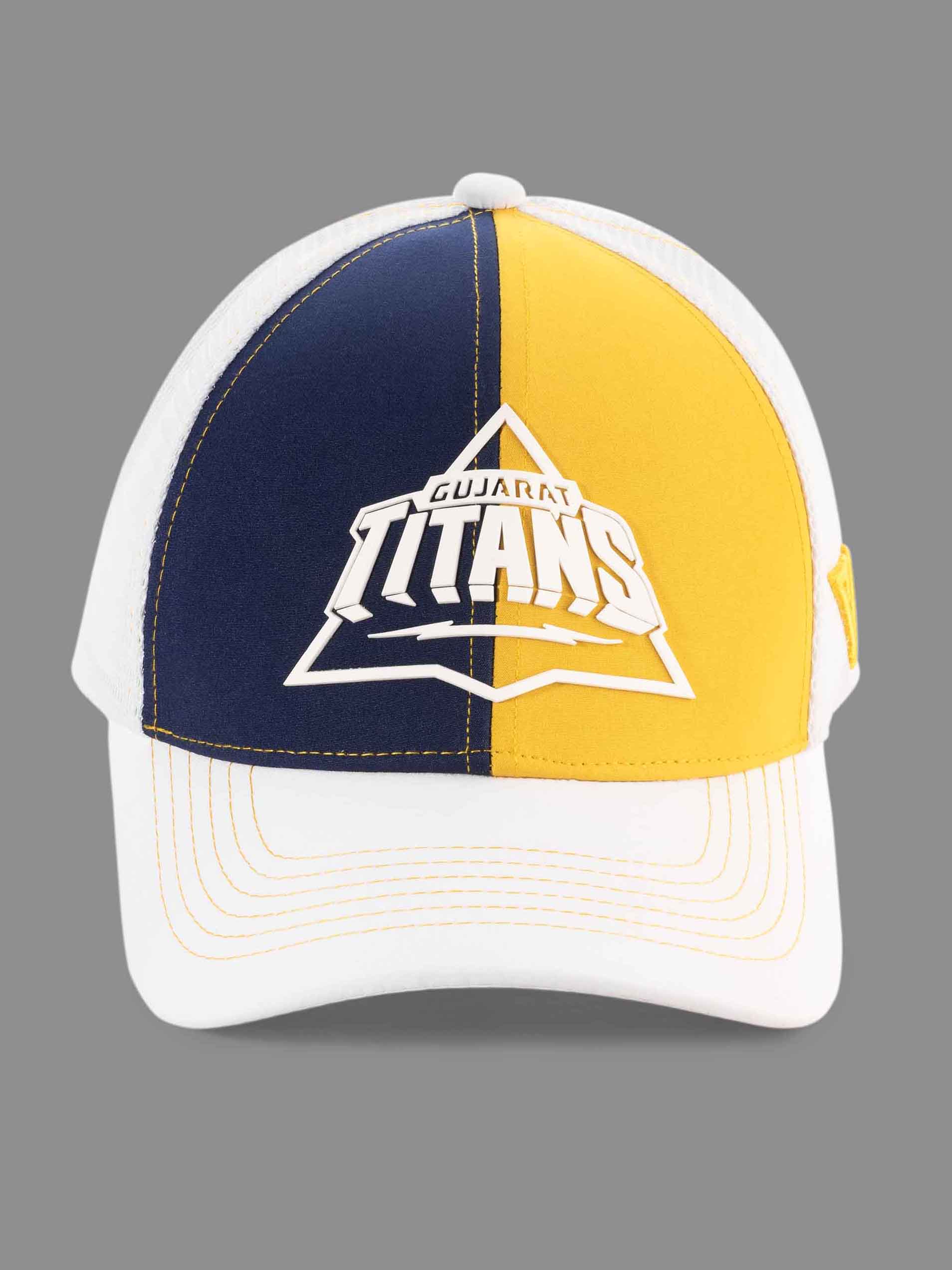 Gujarat Titans Eye-Catching Colorblocked Cap for a Dynamic Statement
