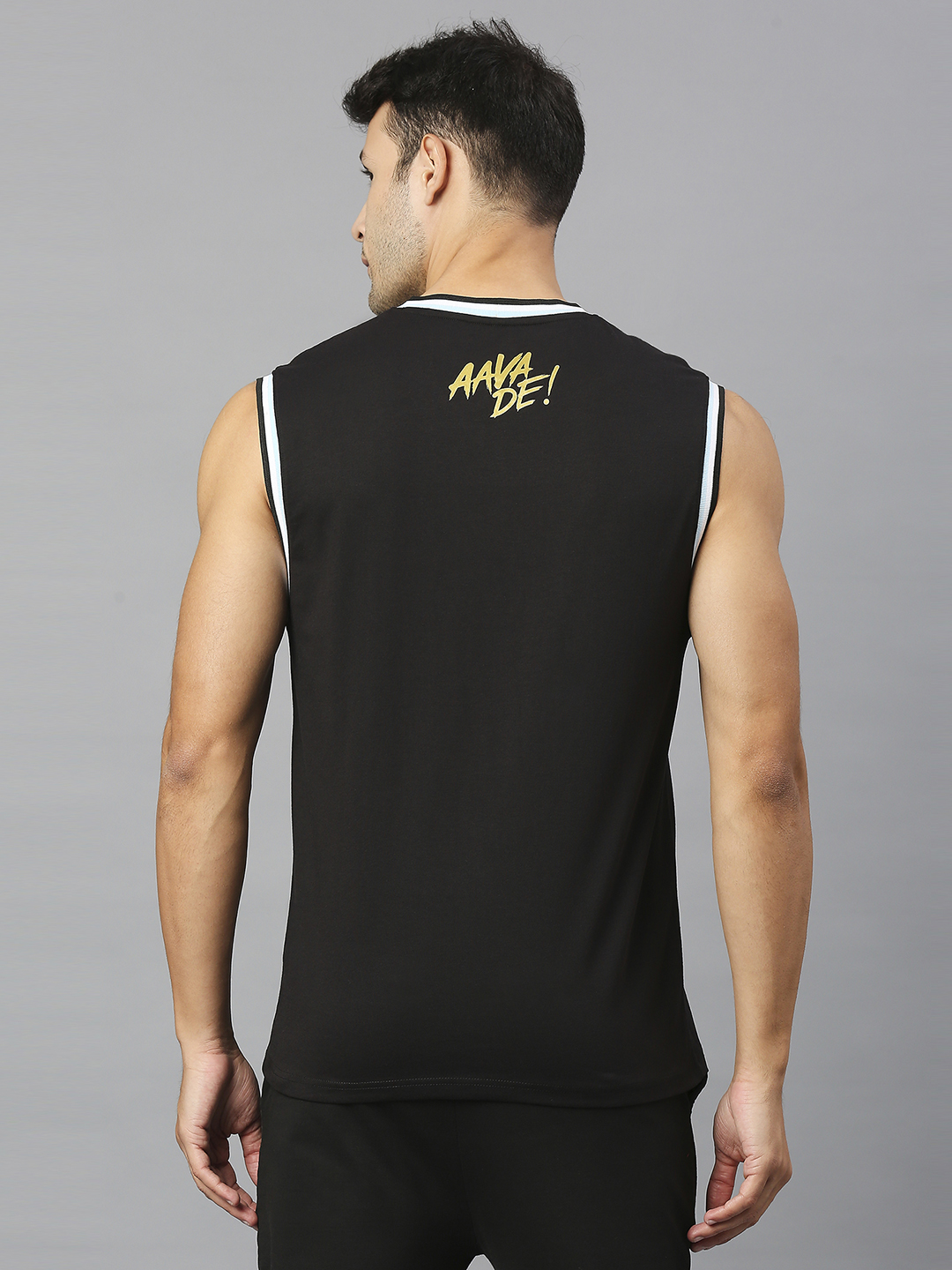 Gujarat Titans GT Official Men Black Printed Round Neck T-Shirts: Customised With Your Name By FanCode (3)