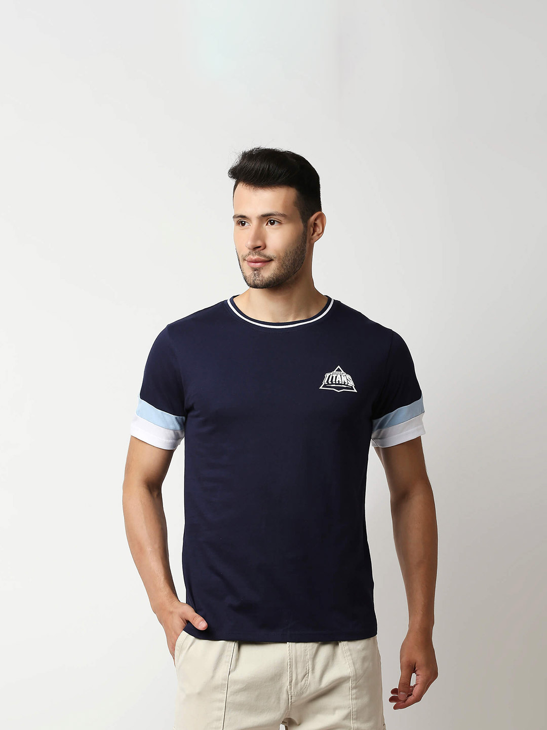 Gujarat Titans Gujarat Titans Mens T-Shirt Navy (1)