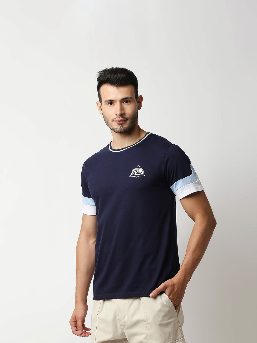 Gujarat Titans Gujarat Titans Mens T-Shirt Navy (3)