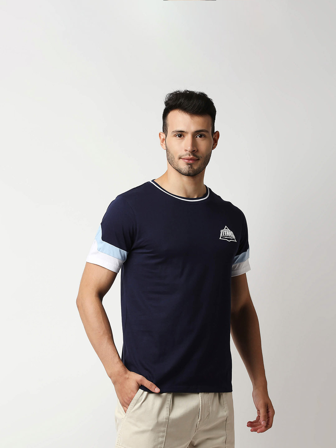 Gujarat Titans Gujarat Titans Mens T-Shirt Navy (4)