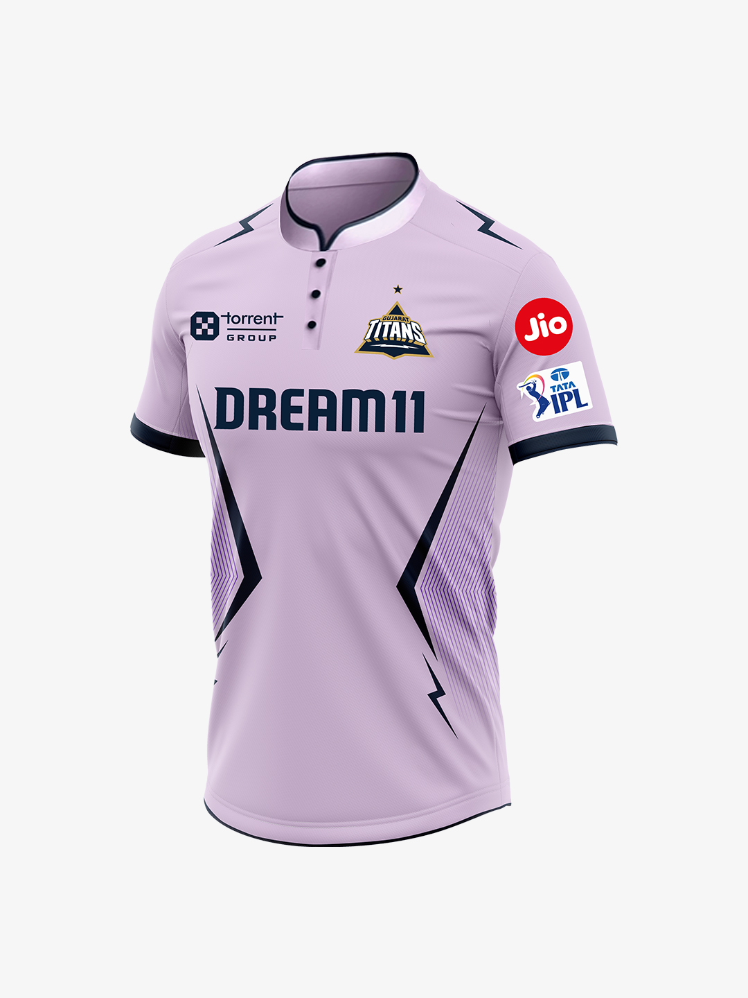 Gujarat Titans Kids Official Match Edition Jersey 2025 - Lavender (3)