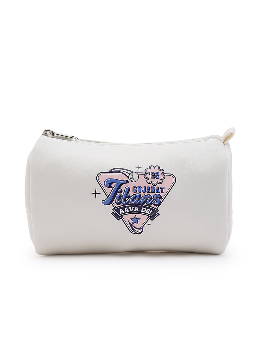 Gujarat Titans Lightweight Travel Organiser, Compact Size, Multi-Purpose Pouch for Men and Women (White)