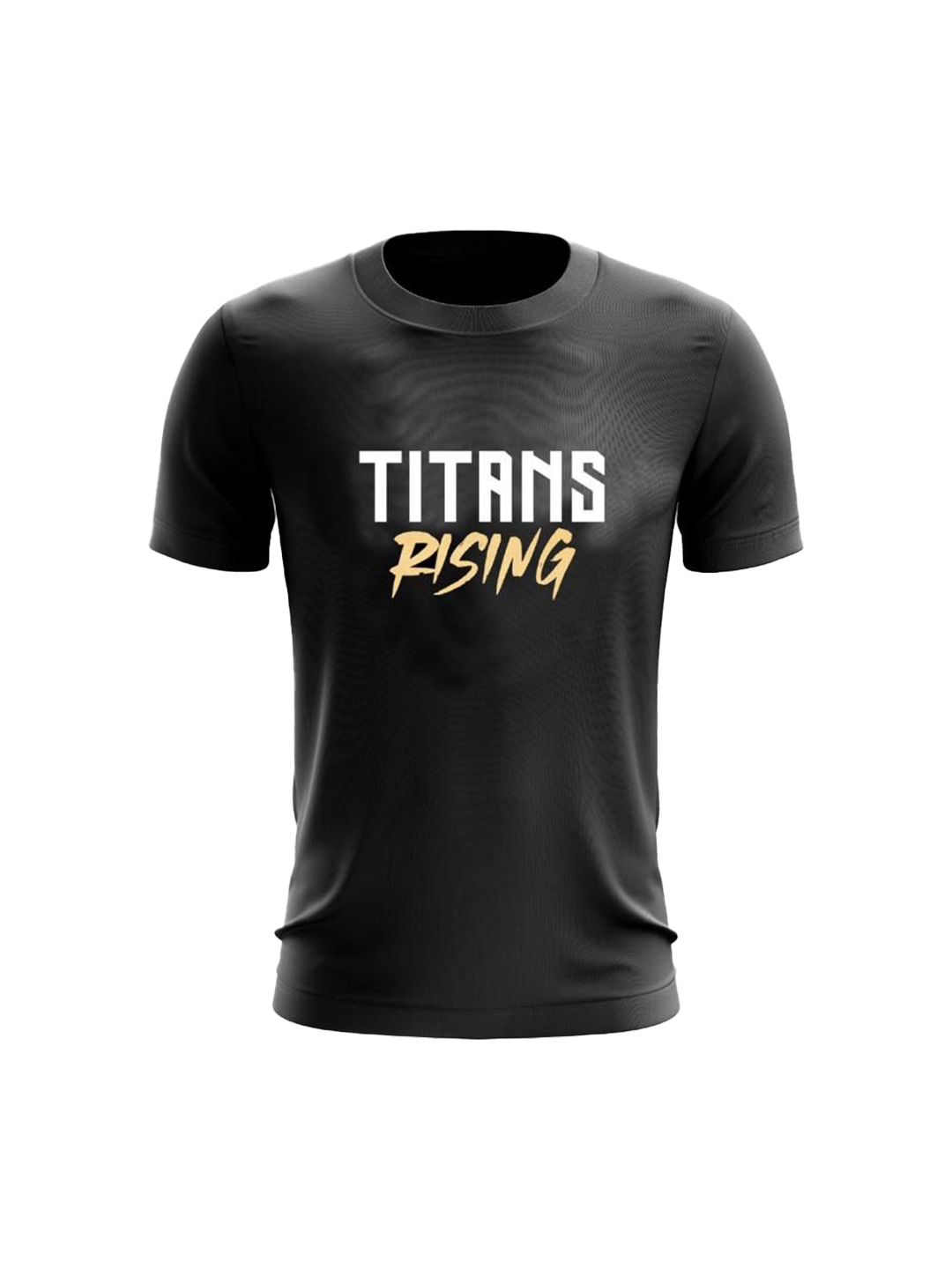 Men Black Typography Printed Half Sleeves Round Neck Cotton T-Shirt