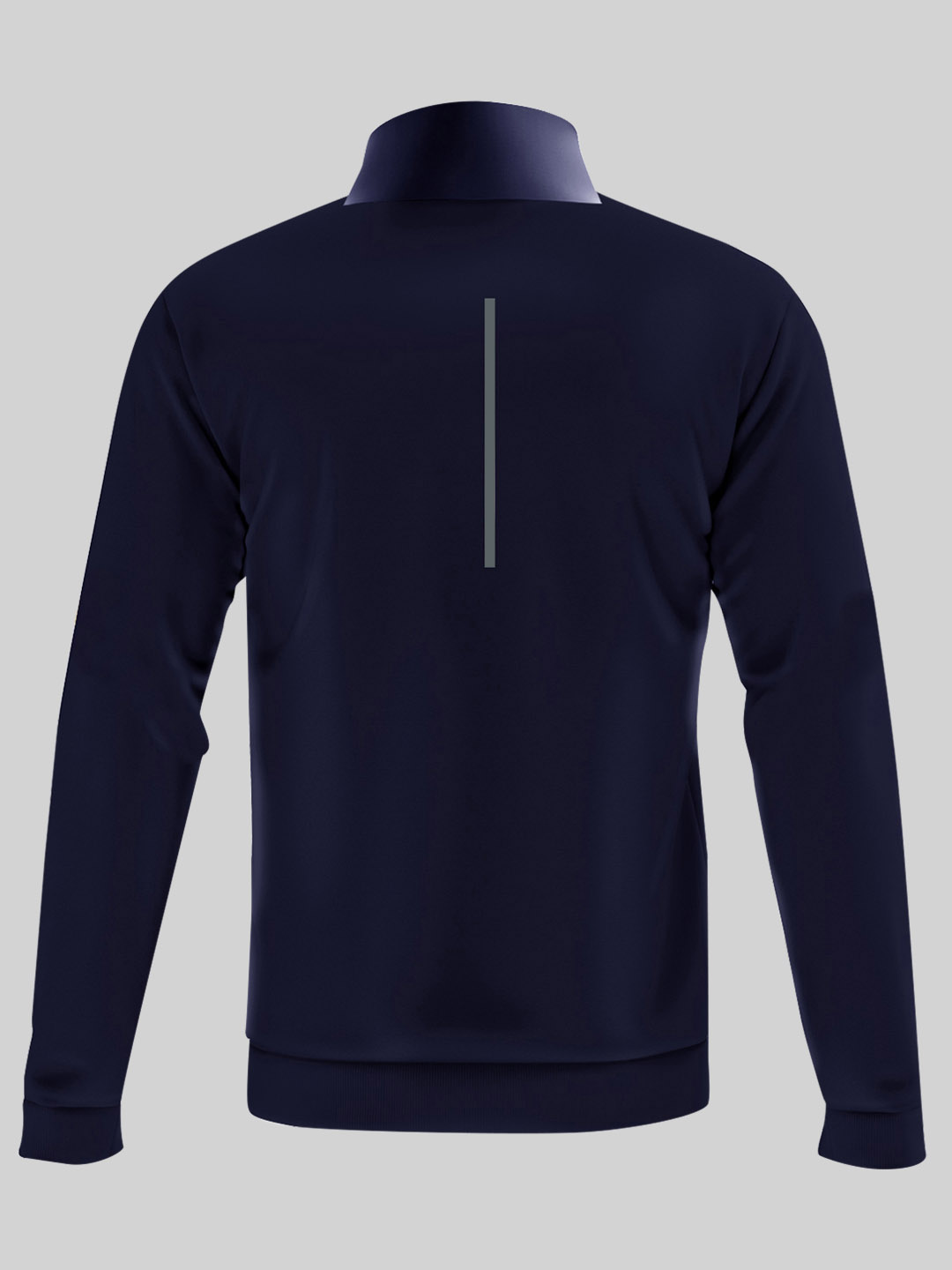 Gujarat Titans Men Navy Blue Air Knit Polyester Full Sleeves Jacket (2)