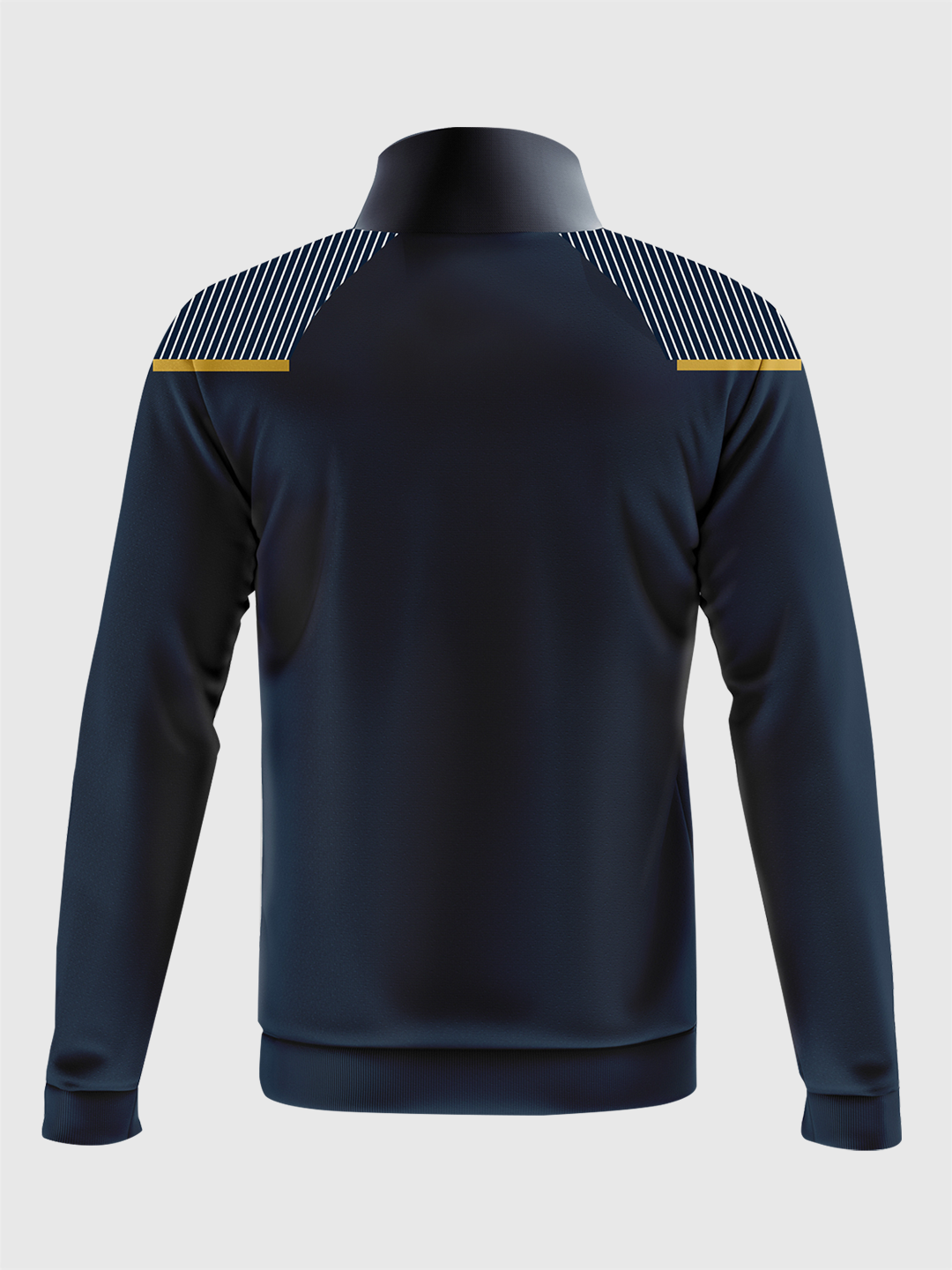 Gujarat Titans Men Navy Blue High Neck Full Sleeves Polyester Training Jacket (2)