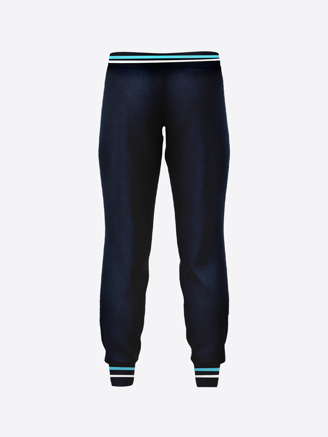 Gujarat Titans Men Navy Blue Logo Printed Mid-Rise Regular Fit Training Joggers (2)