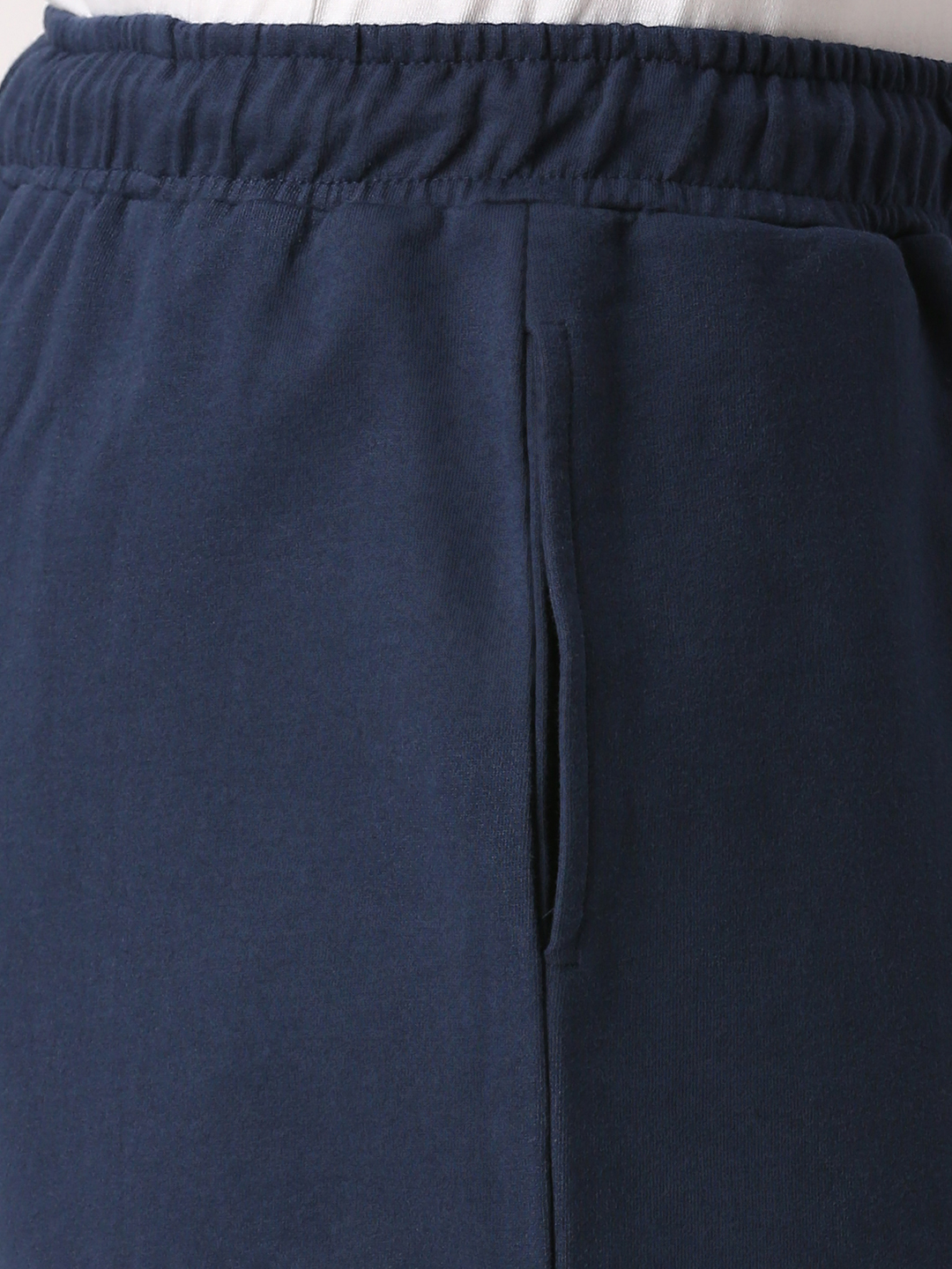 Gujarat Titans Men Navy Blue Solid Mid-Rise Cotton Sports Shorts (7)
