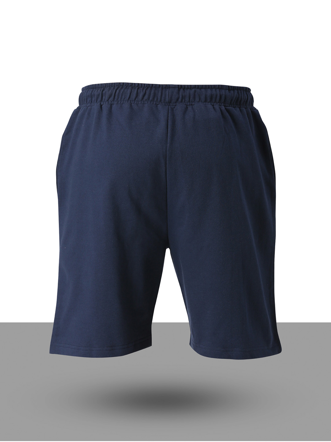 Gujarat Titans Men Navy Blue Solid Mid-Rise Cotton Sports Shorts (9)