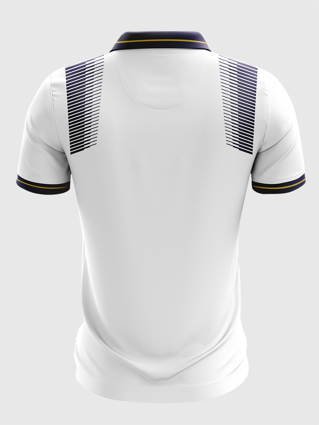 Gujarat Titans Men White Printed Half Sleeves Polo Collar Polyester T-Shirt (2)