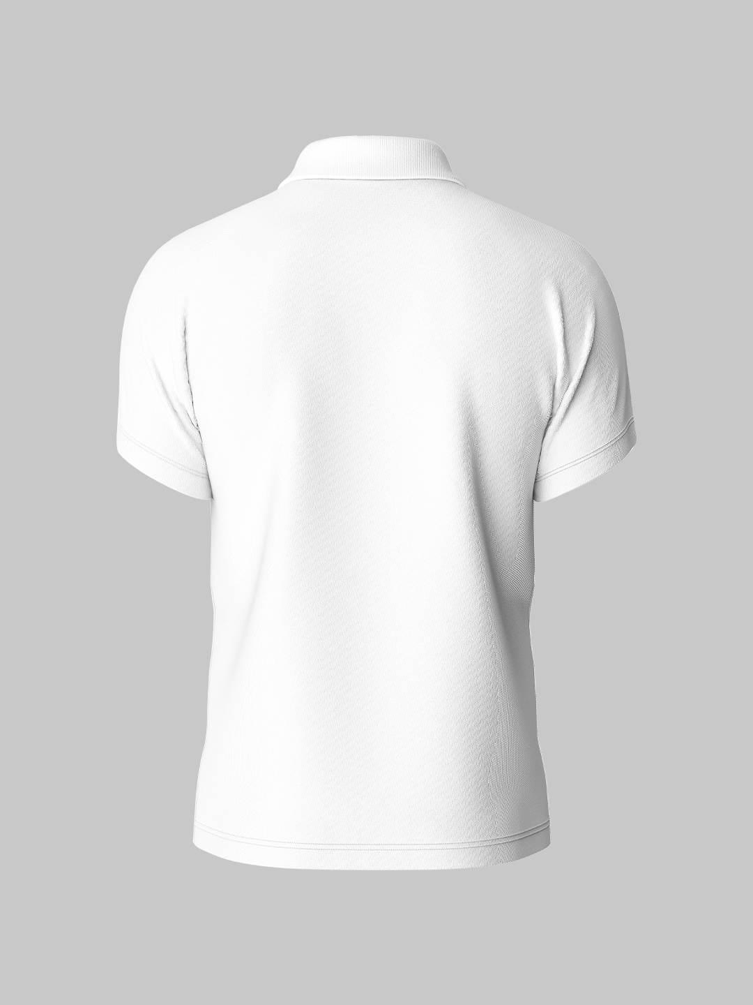 Gujarat Titans Men White Solid Half Sleeves Polo Collar Cotton Regular T-Shirt (5)