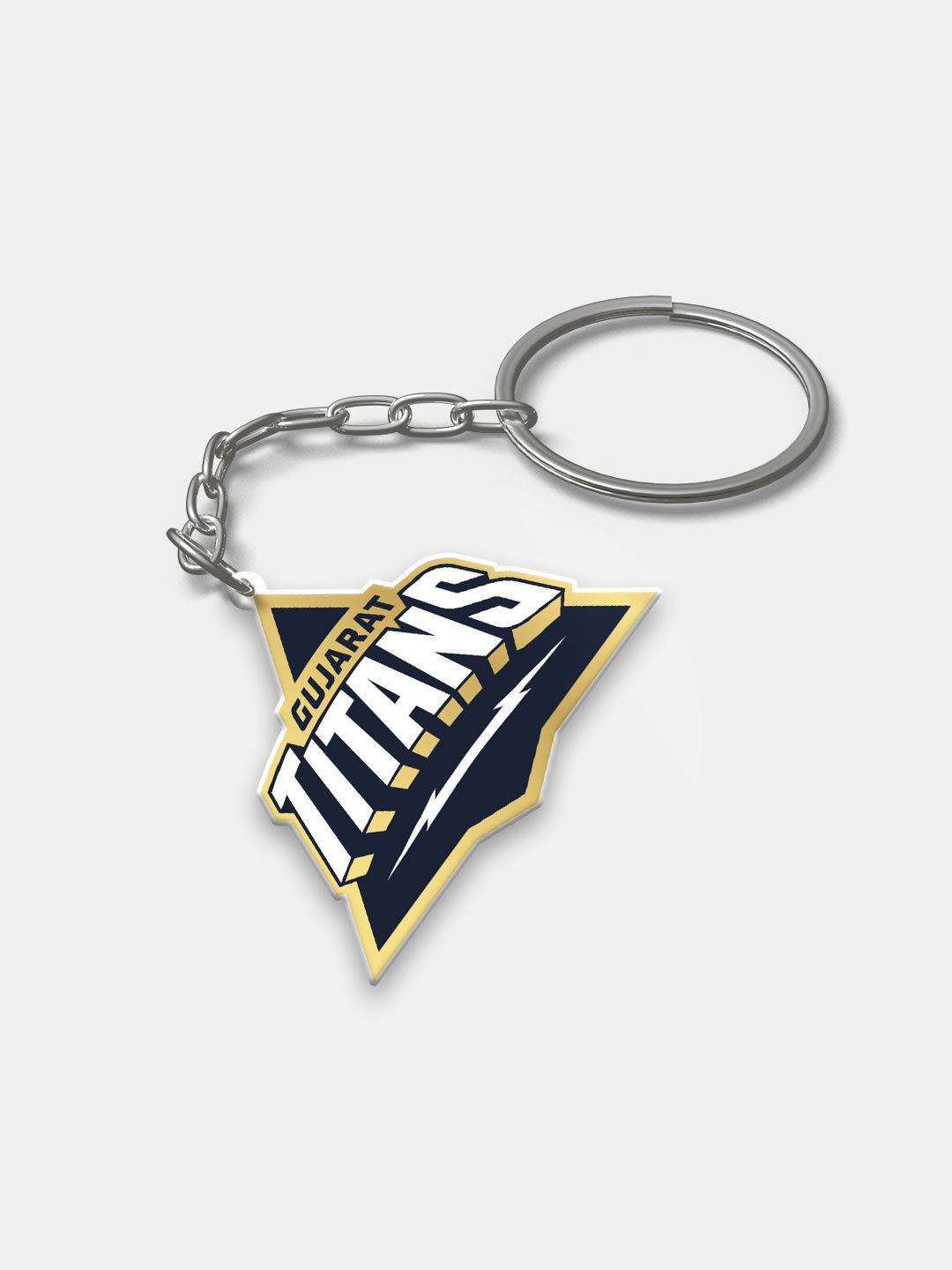 Gujarat Titans Navy Blue GT Logo and Hardik Acrylic Keychain - Pack of 2 (2)