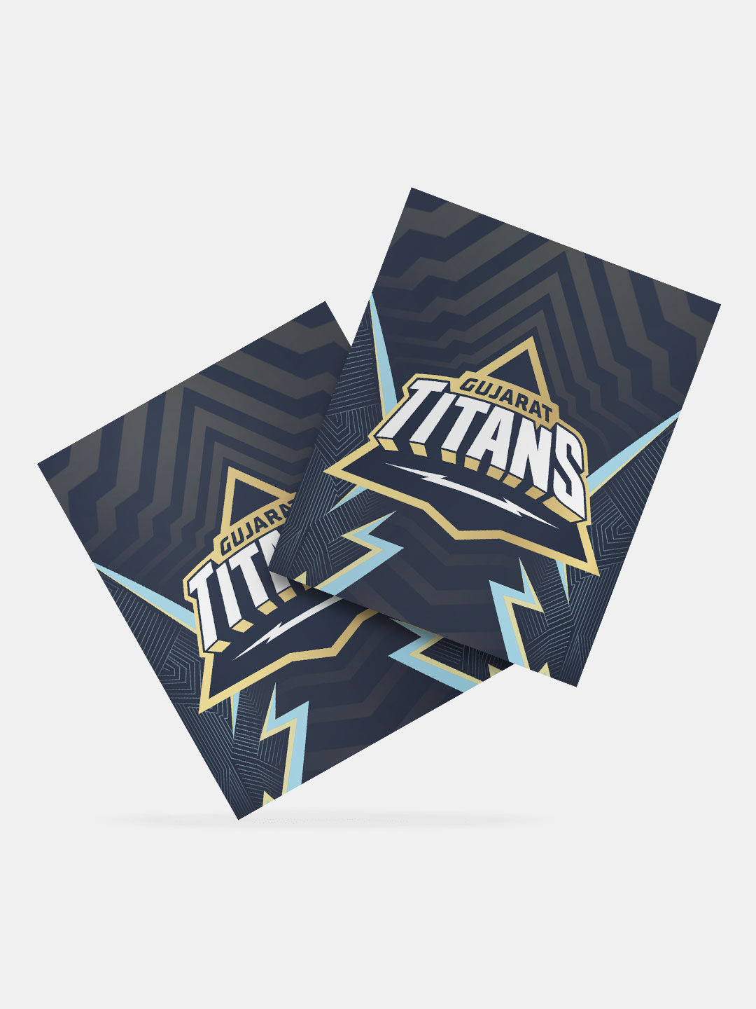 Gujarat Titans Navy Blue Printed GT Thunder Fridge Magnet - Pack of 1 (1)