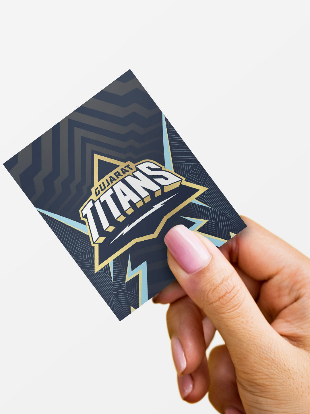Gujarat Titans Navy Blue Printed GT Thunder Fridge Magnet - Pack of 1 (2)