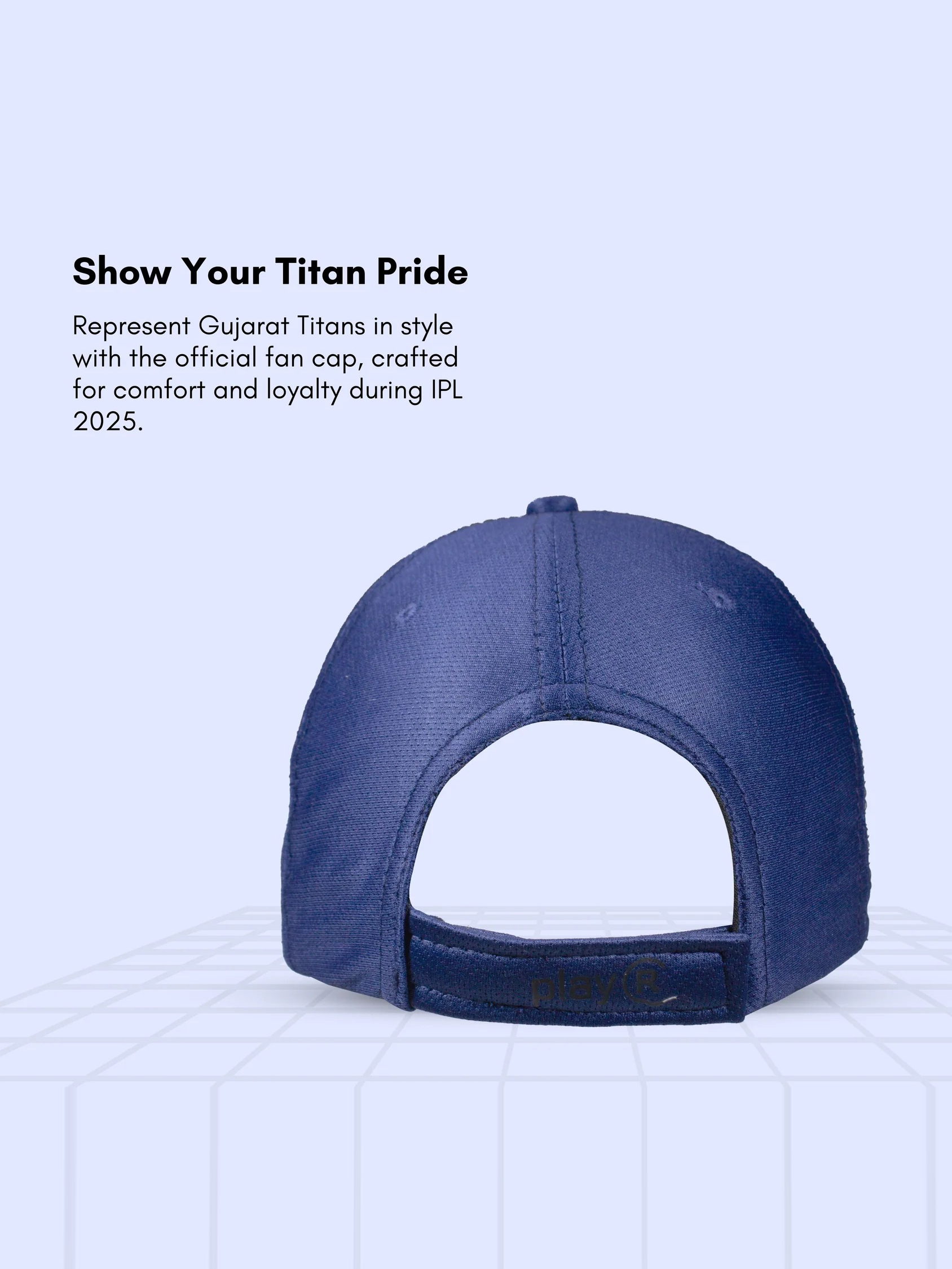 Gujarat Titans Official Fan Cap 2025 - Blue (3)