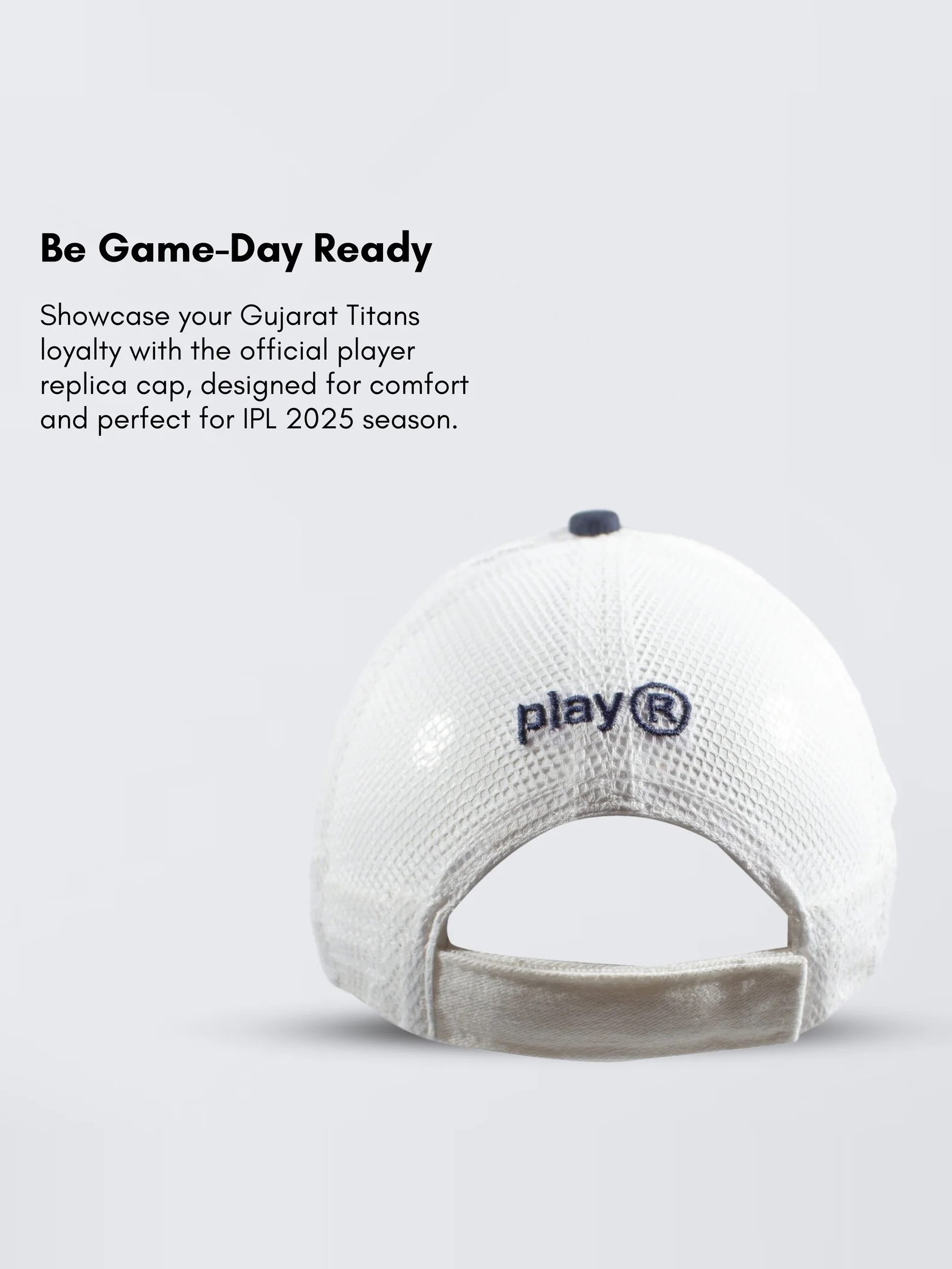 Gujarat Titans Official Fan Cap 2025 - Blue/White (3)