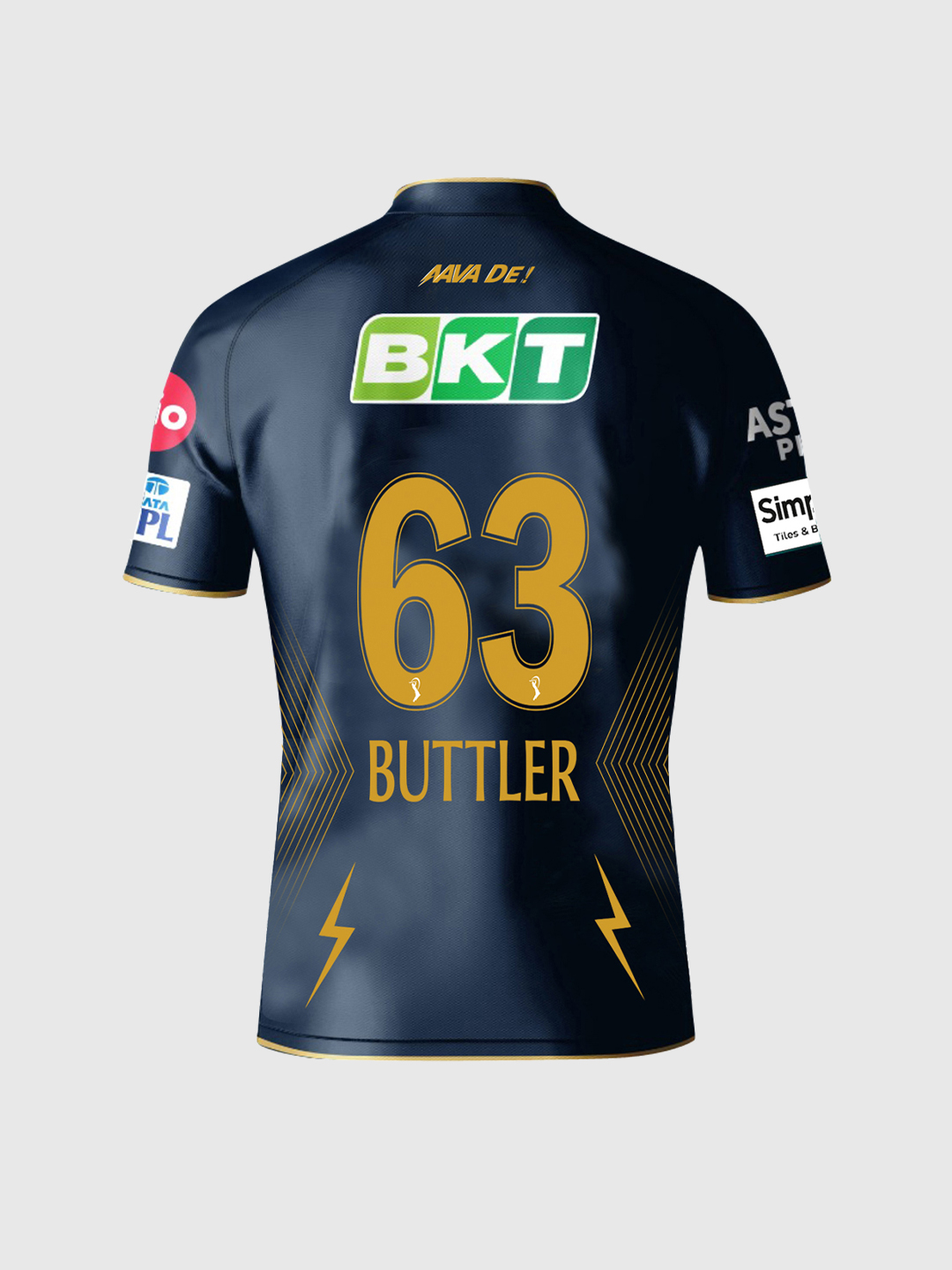 Gujarat Titans Official Jos Buttler Player Edition Match Jersey 2025 (3)