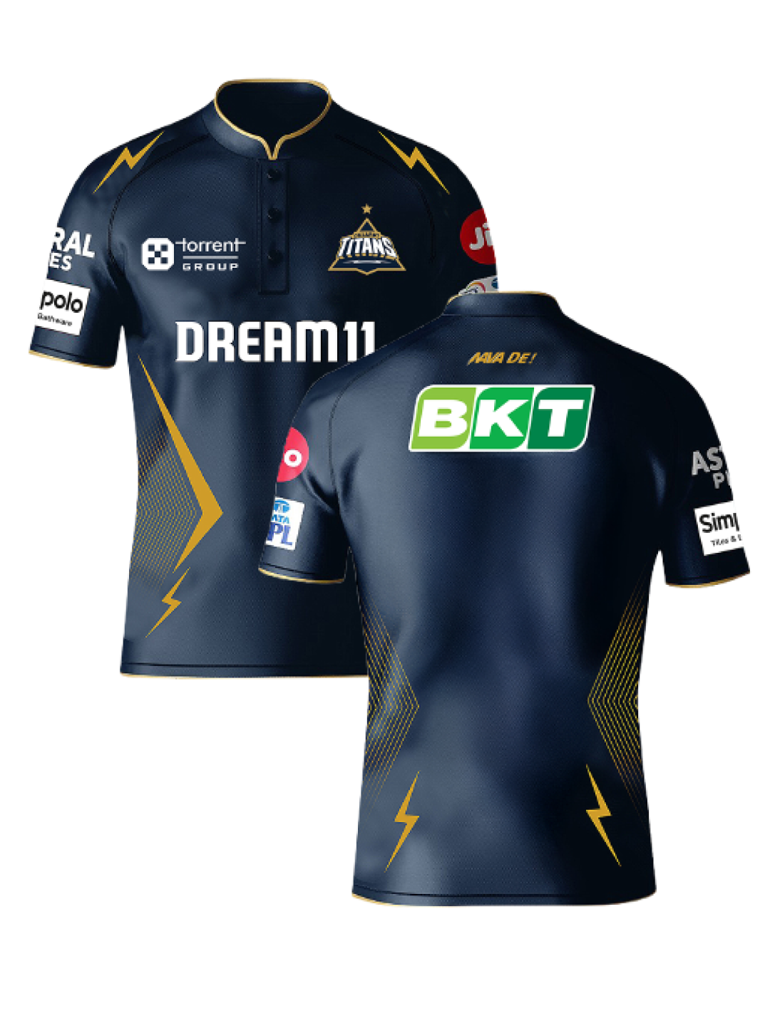 Gujarat Titans Official Men's Match Edition Jersey 2025 - Customised (3)