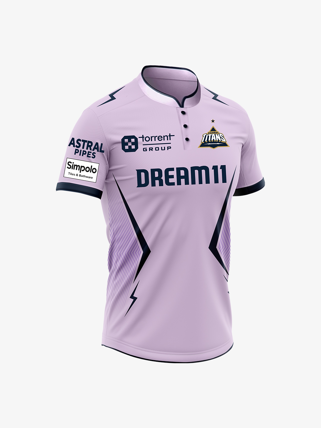 Gujarat Titans Official Men's Match Edition Jersey 2025 - Lavender (4)