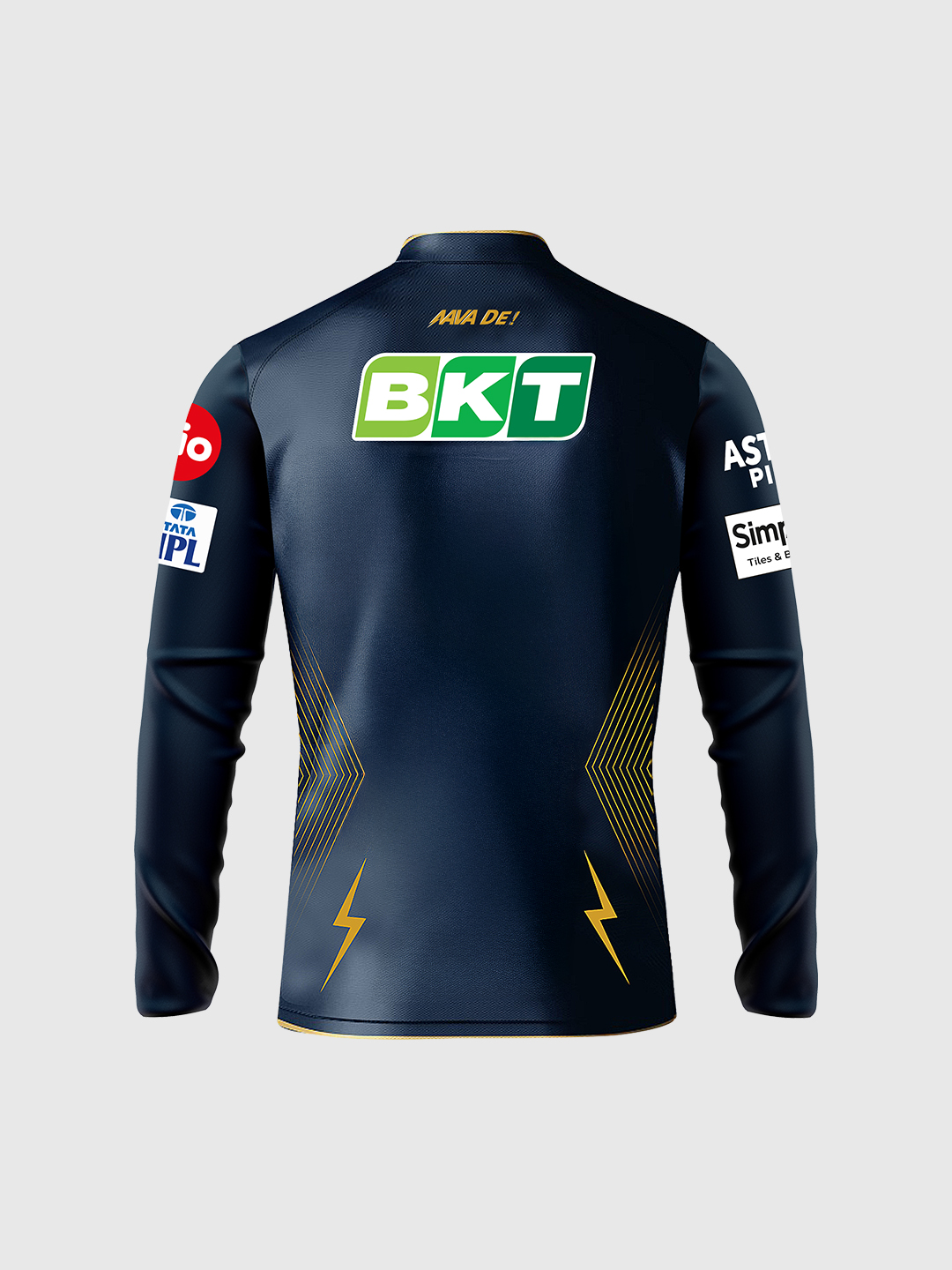 Gujarat Titans Official Men's Match Edition Long Sleeves Jersey 2025 (2)